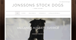 Desktop Screenshot of jonssonsstockdogs.com